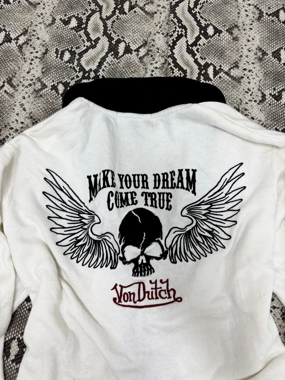 “Vondutch” Skull&Wings Back Print Punk  상품이미지2