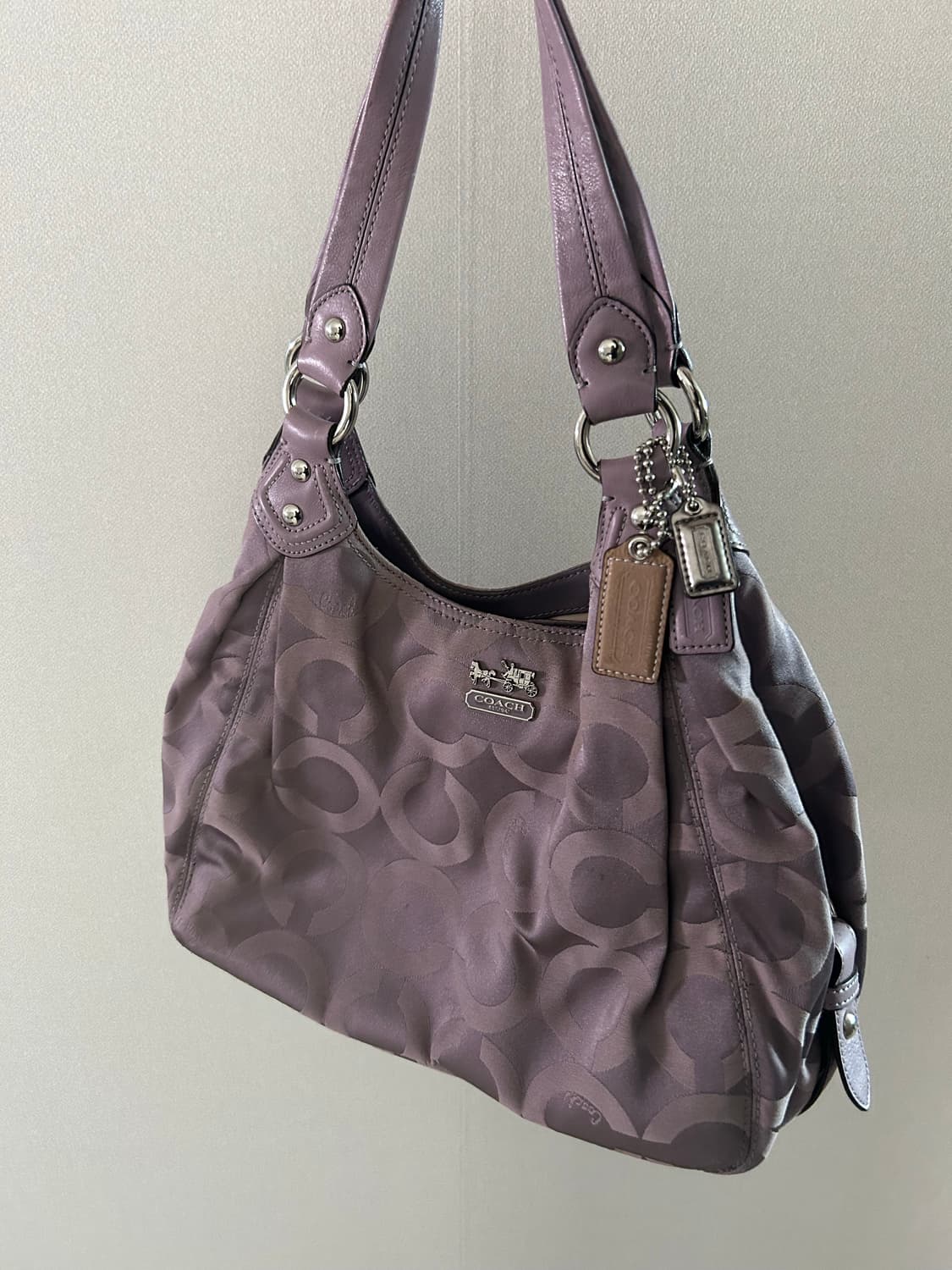 희귀)빈티지 코치백 바이올렛 보라 토트백 상품이미지1