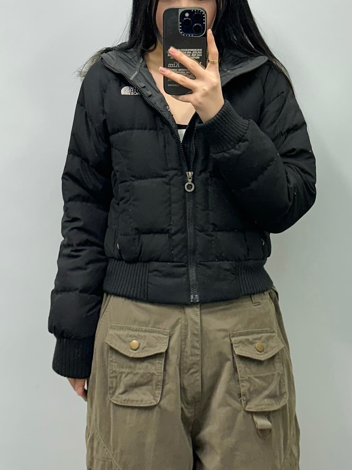 노스페이스 울프죠 블랙 다운 패딩 상품이미지1