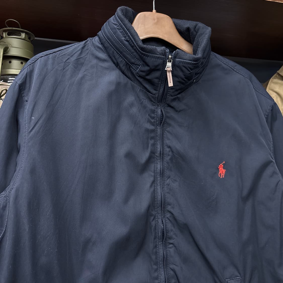 90s 폴로 랄프로렌 폴리쉘 플리스 페리자켓 밑단스트링 N621 상품이미지3