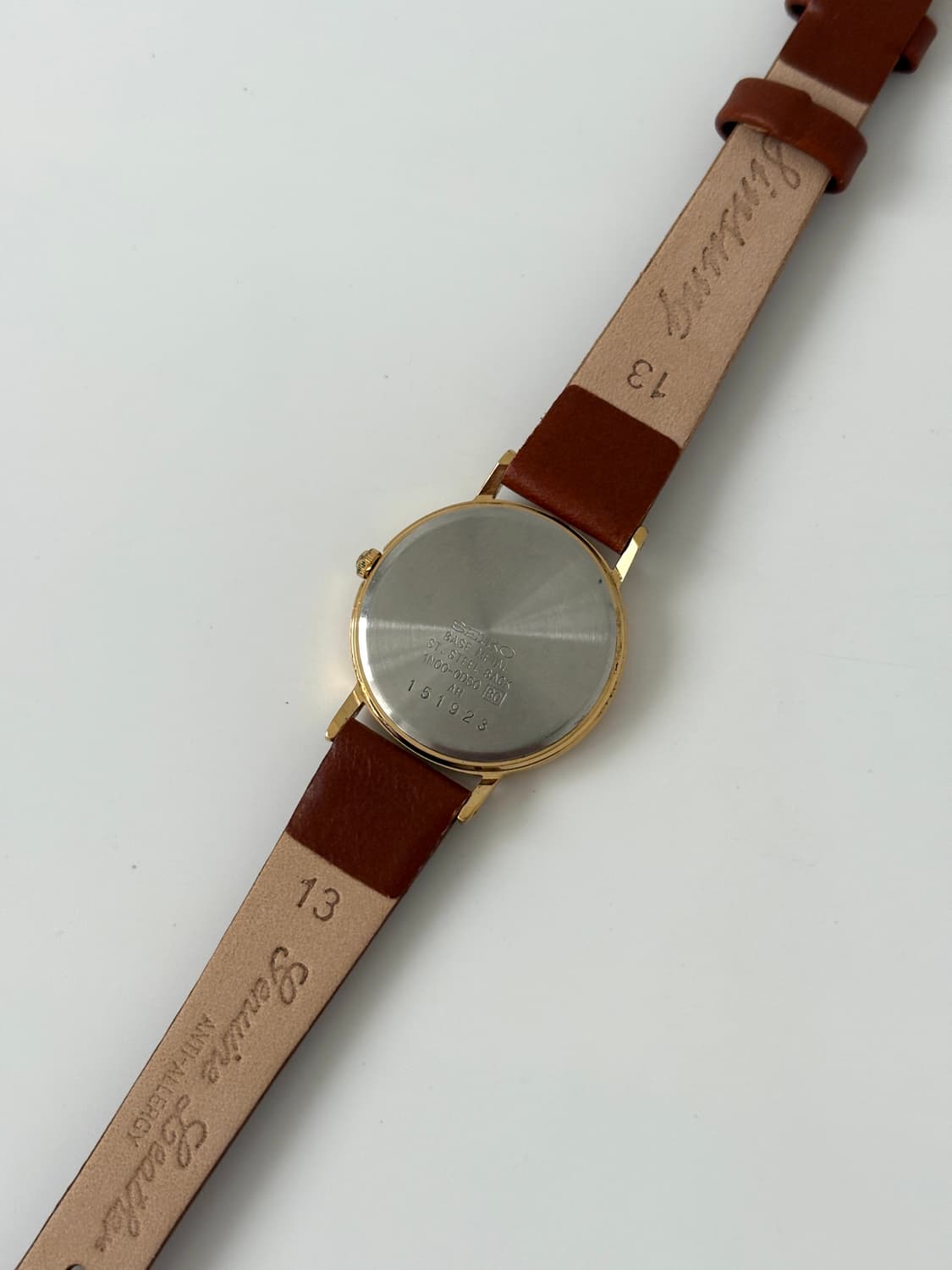 1990s White Dial Gold Ladies Quartz 상품이미지7