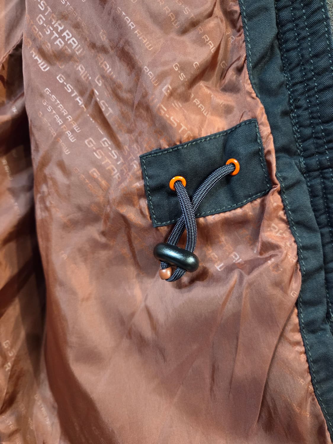 G-STAR프리미엄 트윌 원단의 경량 퀼팅 후드 자켓(S) 상품이미지8