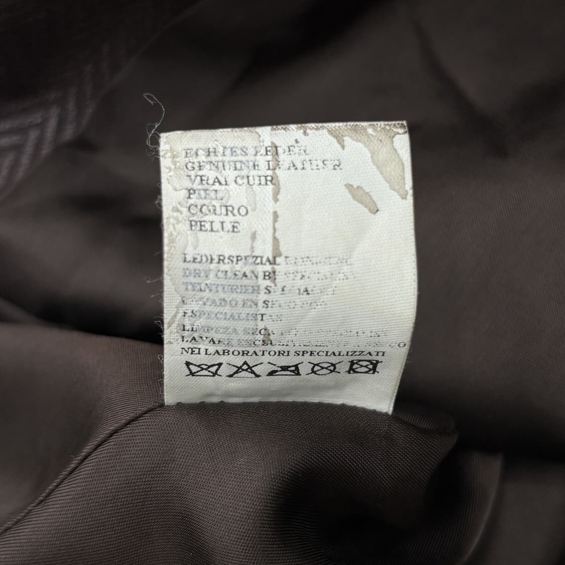 아르마니 꼴레지오니 레더 블레이저 상품이미지8