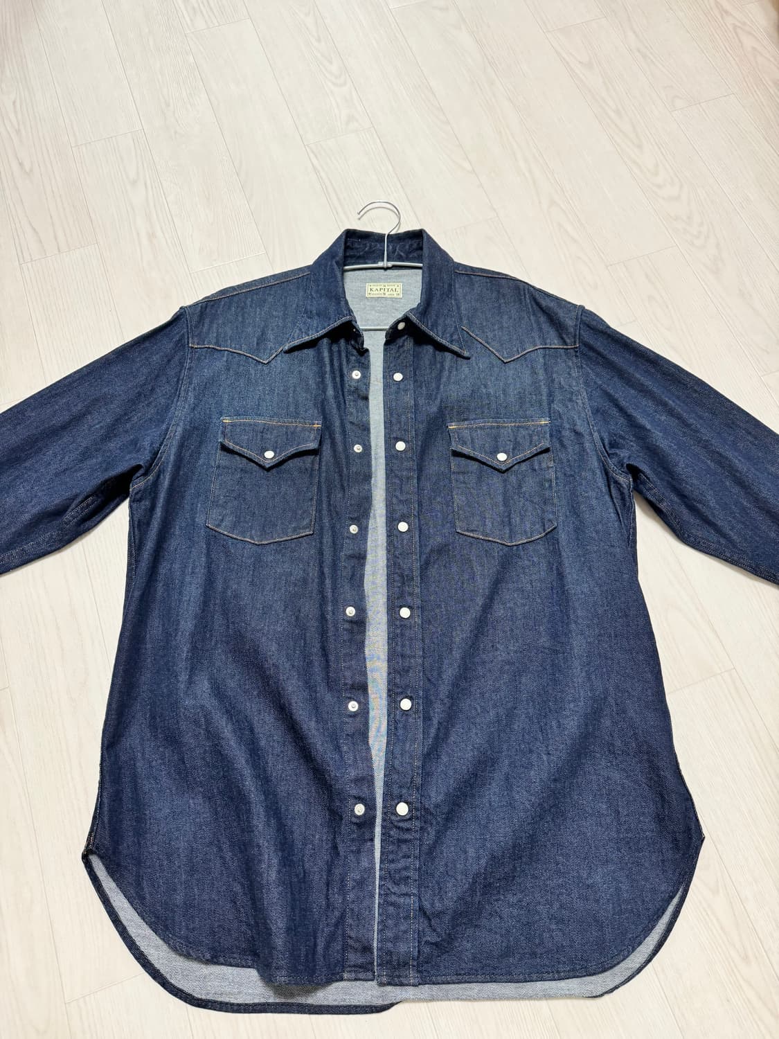 캐피탈 8oz 데님 웨스턴셔츠 3사이즈 상품이미지1