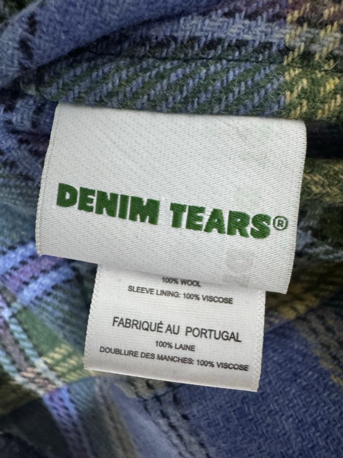 데님티어스 울 플레이드 셔츠 상품이미지2