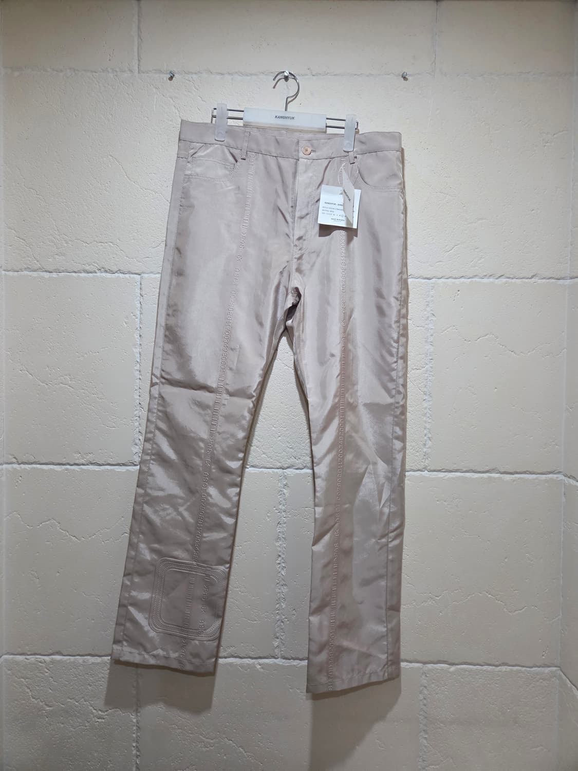 강혁 스트레이트컷 5포켓 트라우저 베이지 L 상품이미지1