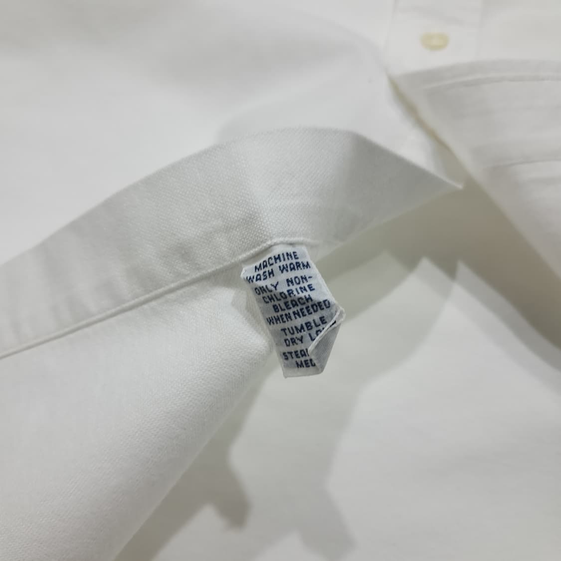 CL471 L 폴로 90s 코튼 멀티포니 화이트 셔츠 남방 상품이미지5