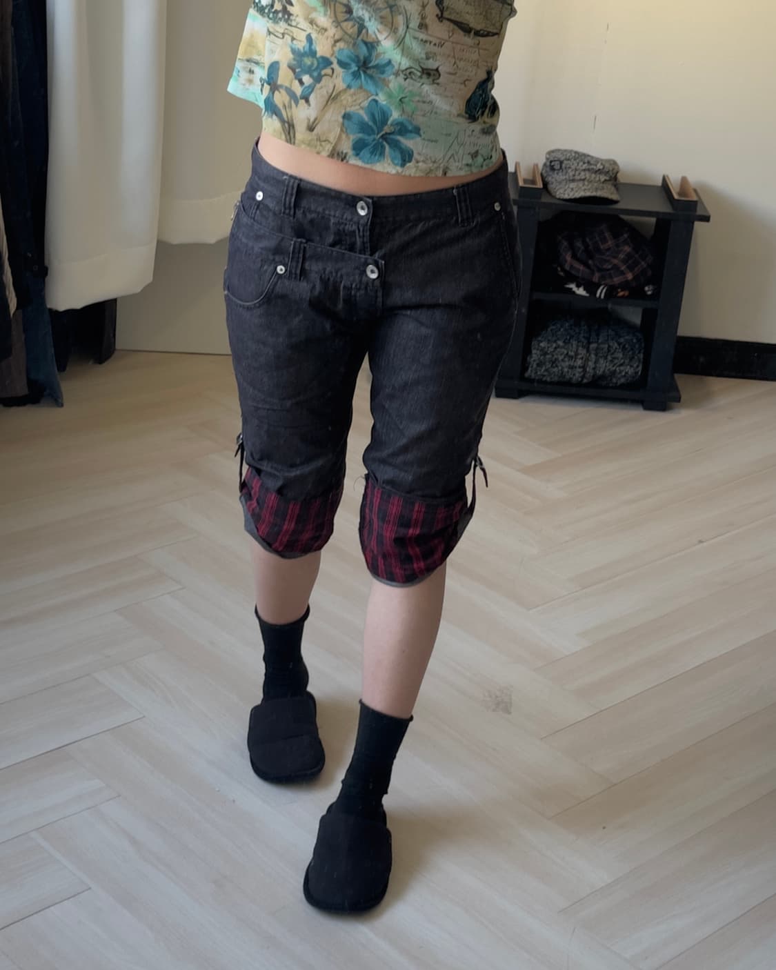 [SEMANTIC DESIGN] two button check denim 상품이미지8