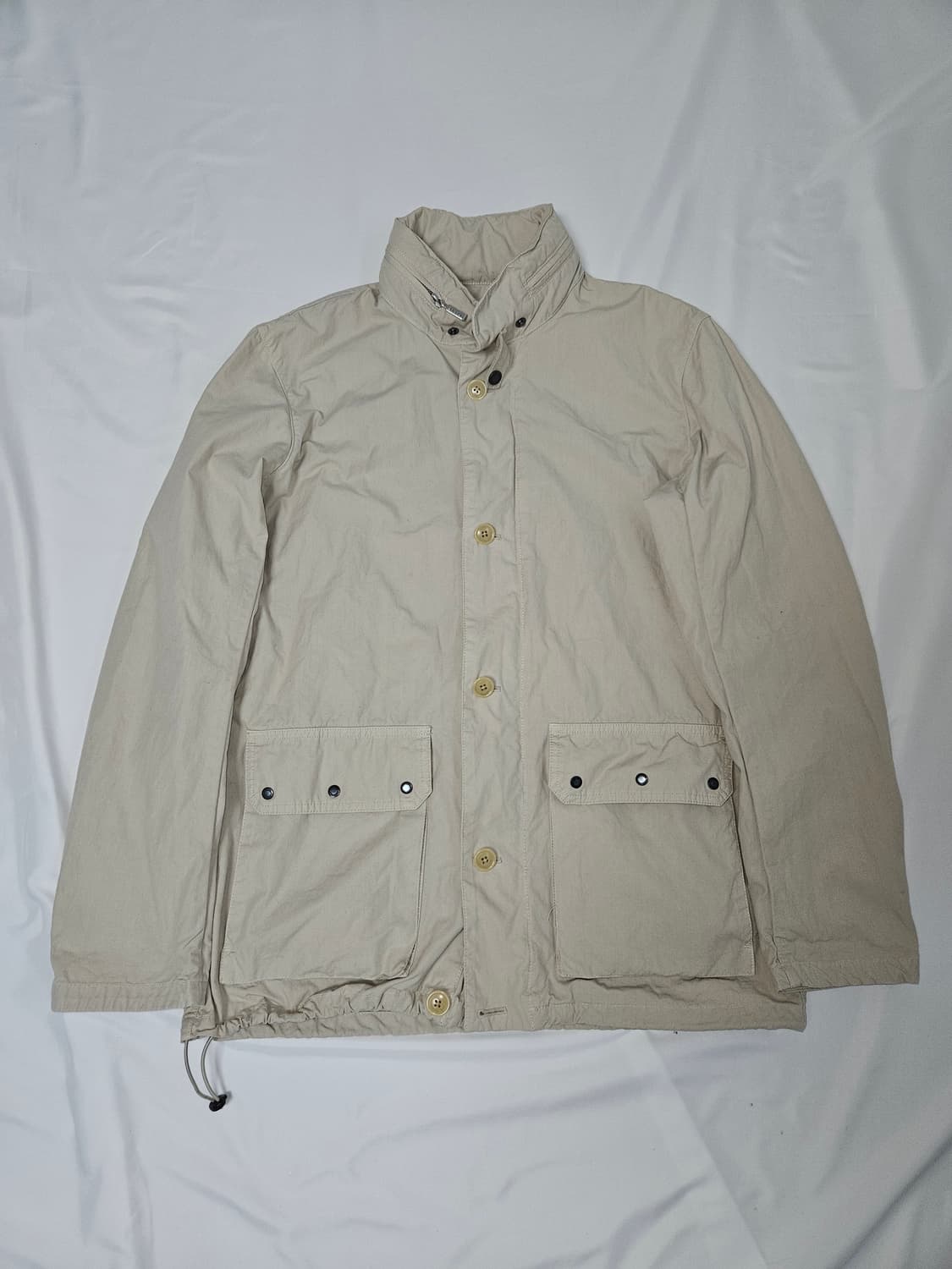 바버 워터프루프 멀티포켓 스트링 버클넥 바람막이 자켓 정품 상품이미지1