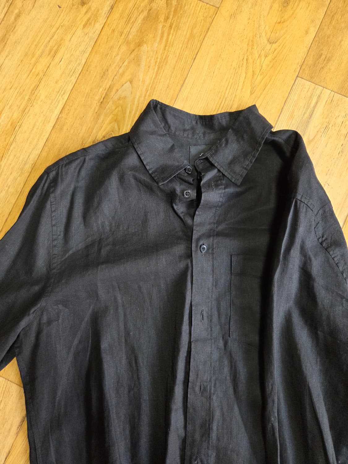 H&M 검정 셔츠 상품이미지2