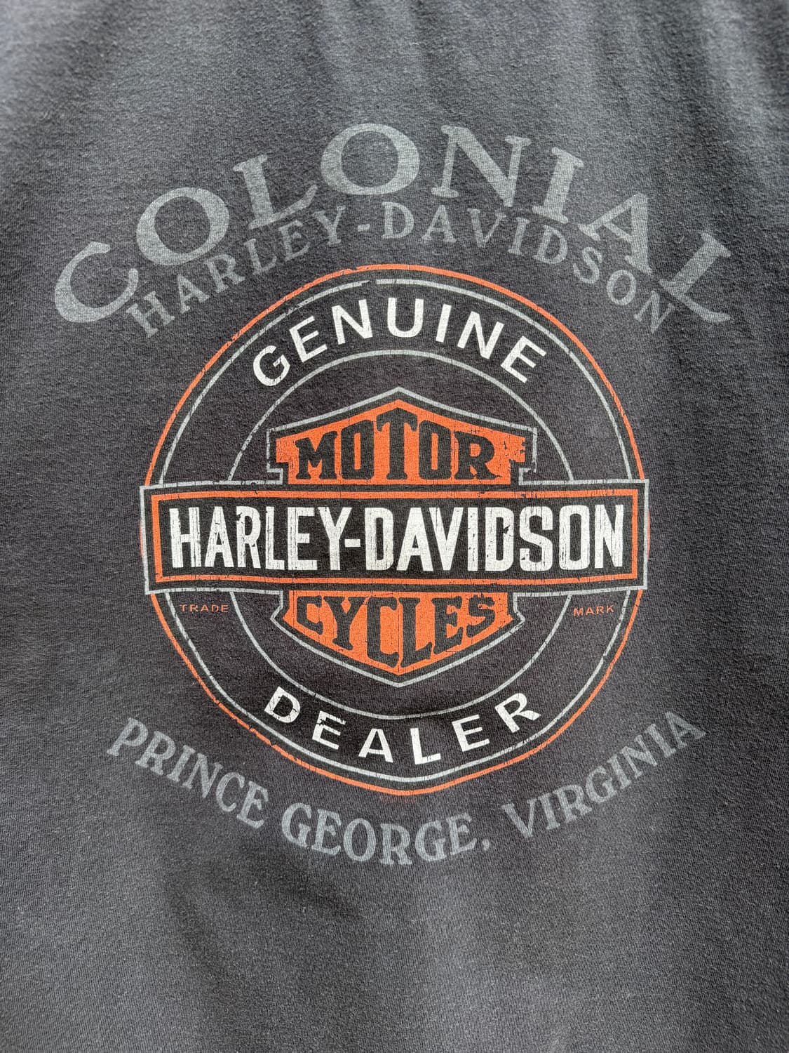 할리데이비슨 00s 블루 플레임 빈티지 티셔츠 상품이미지4