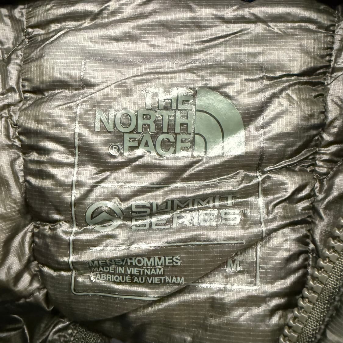 [정품/M] 노스페이스 퀼팅 후드 패딩 블랙 b10 상품이미지5