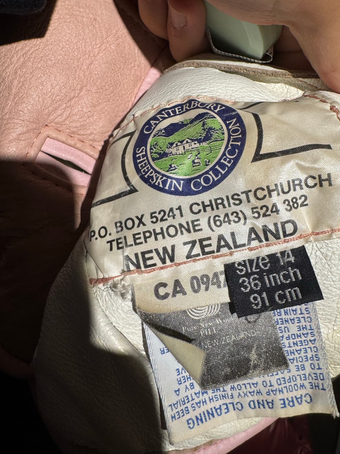 빈티지 핑크무스탕 상품이미지3