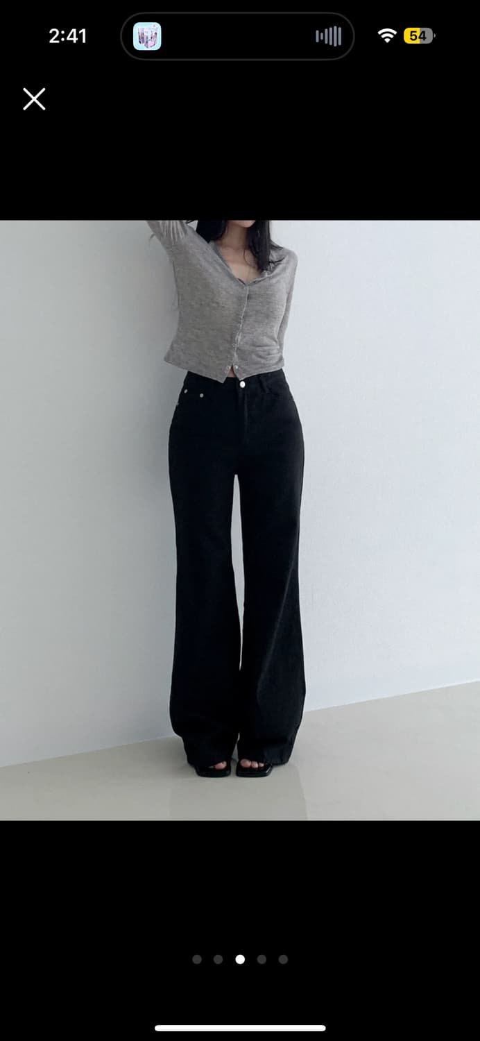 골넓핏 부츠컷 팬츠 상품이미지4