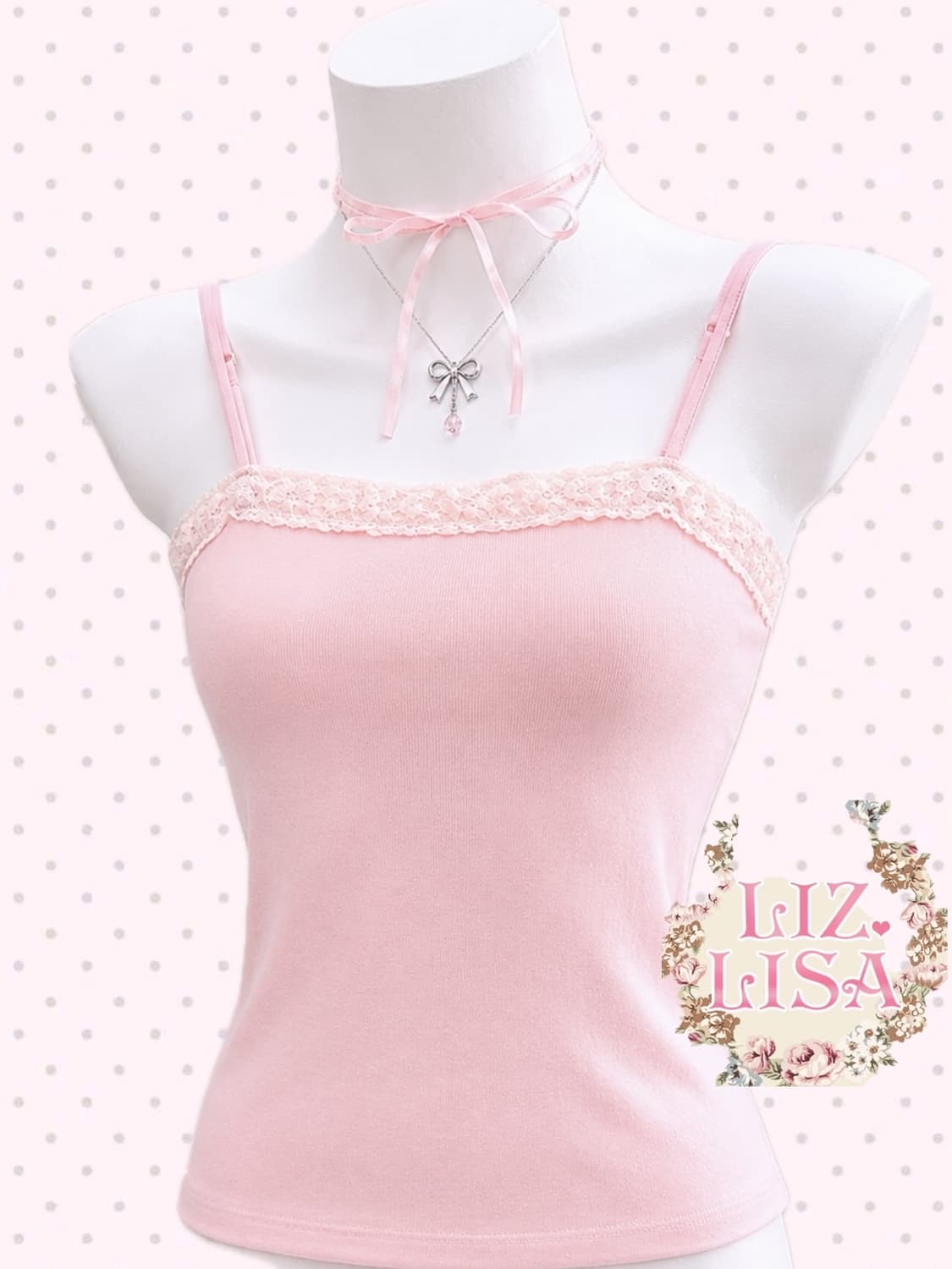 Liz Lisa 리즈리사 히메갸루 발레코어 페어리 딸기우유 핑크 나시  상품이미지1
