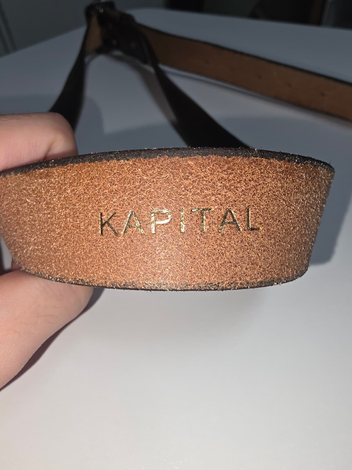 Kapital 캐피탈 잼스톤 벨트 F black 상품이미지4