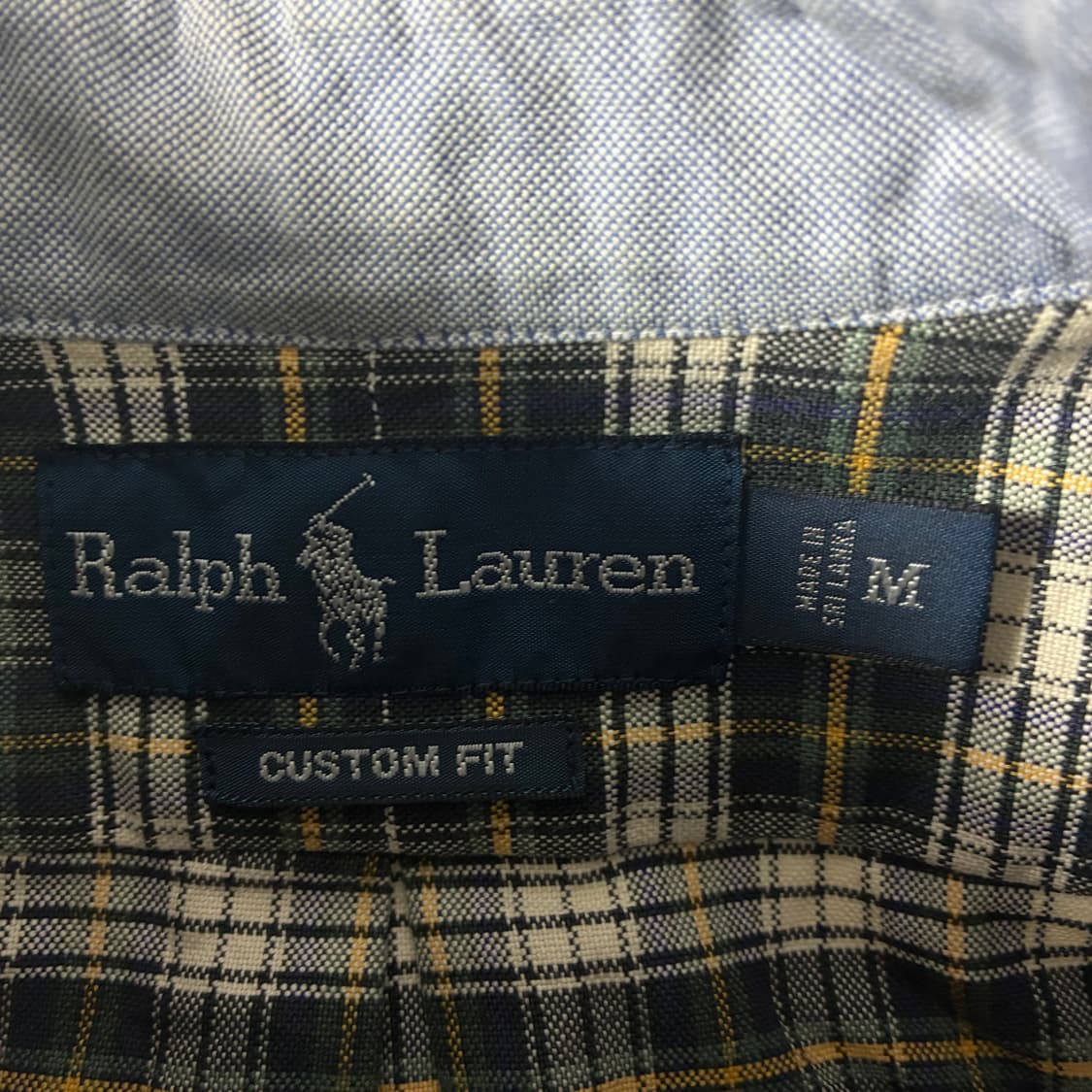 Polo  폴로 랄프로렌 자수 코튼 타탄체크 셔츠   상품이미지4
