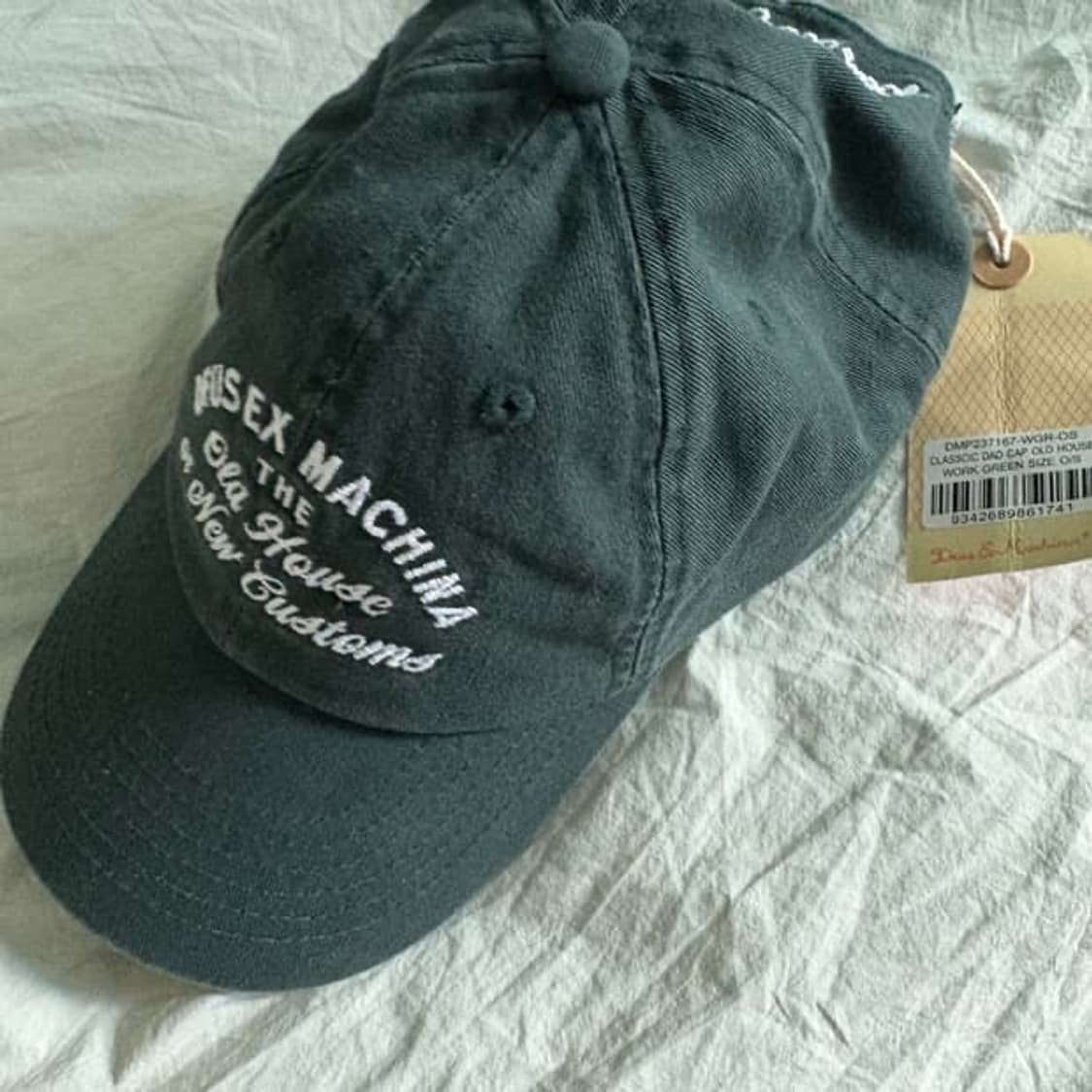 [새상품] 데우스 CLASSIC DAD CAP OLD HOUSE 워크그린 상품이미지1