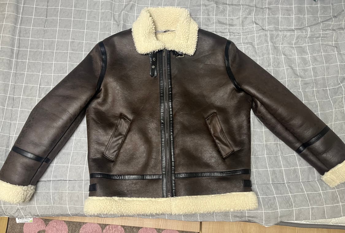 자라 무스탕 XL 미착용 새상품 상품이미지1