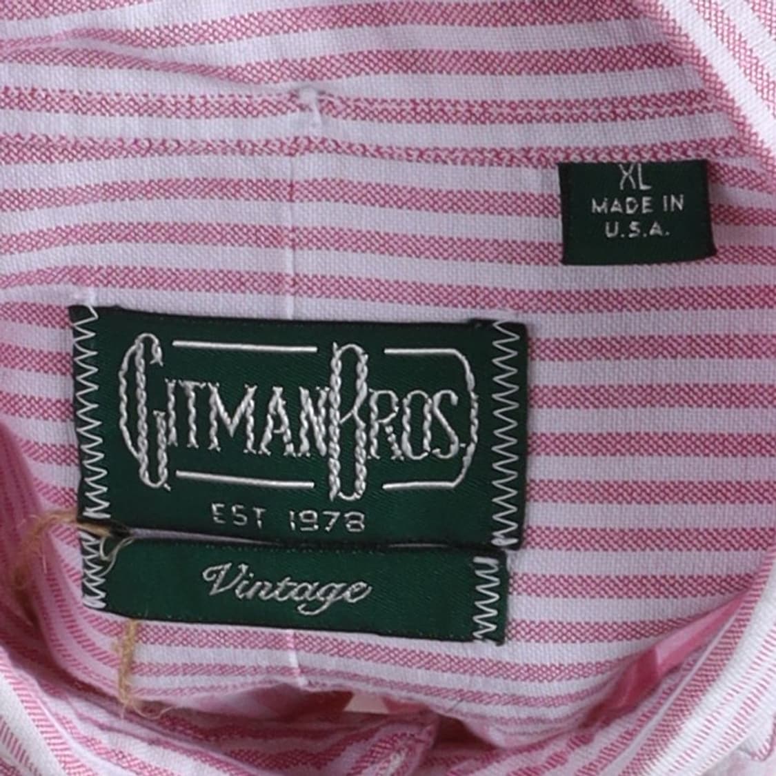 짓먼 브로스 Gitmanbros Stripe Cotton Shirt 
 상품이미지7