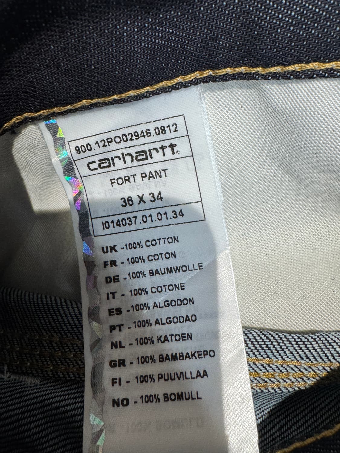 Carhartt denim jeans 상품이미지4