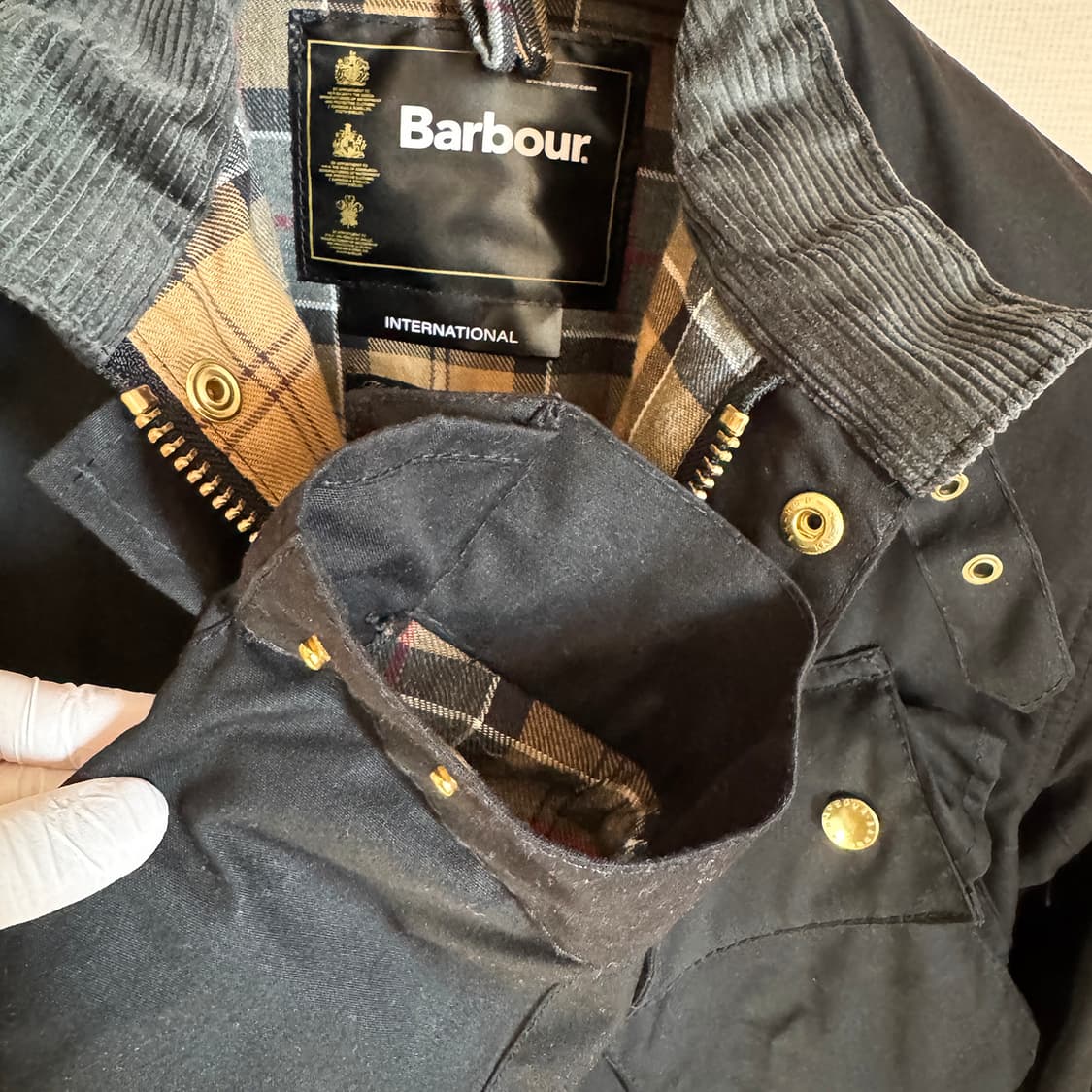 [36] 바버 인터내셔날 오리지날 재킷 - 블랙 / MWX0004BK51 상품이미지7