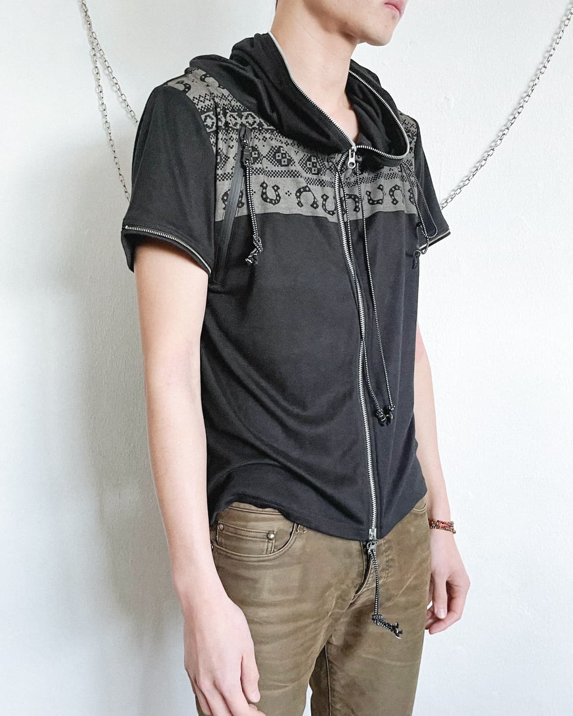 PPFM 기믹 멀티지퍼 김프 후드집업 상품이미지3