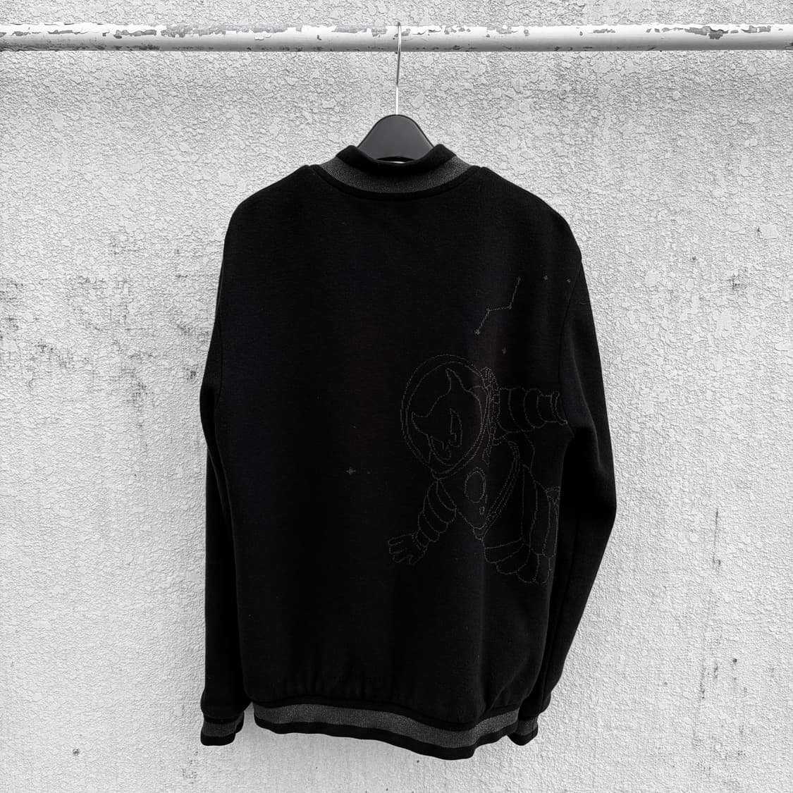 M)WAAC 왁 금장 로고 니트 집업 자켓 상품이미지2