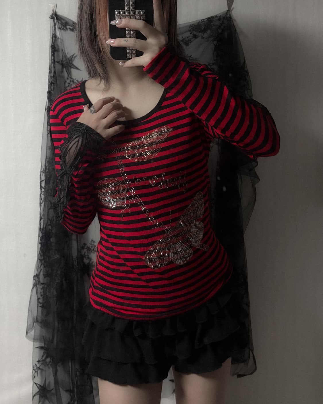 펑크 스트라이프 롱슬리브  상품이미지3