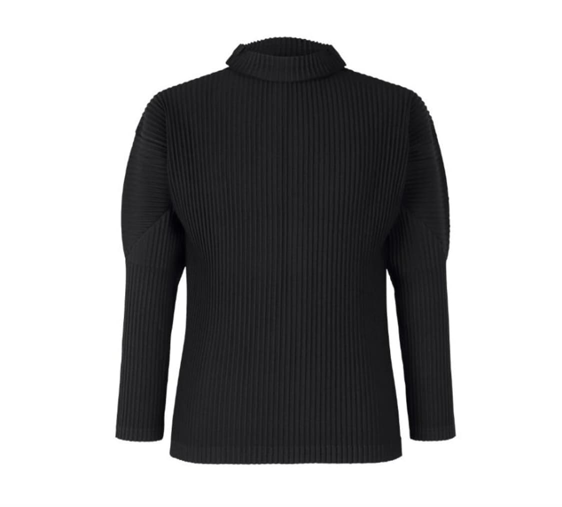 옴므플리세 하이넥탑 JK422 블랙 3 상품이미지1