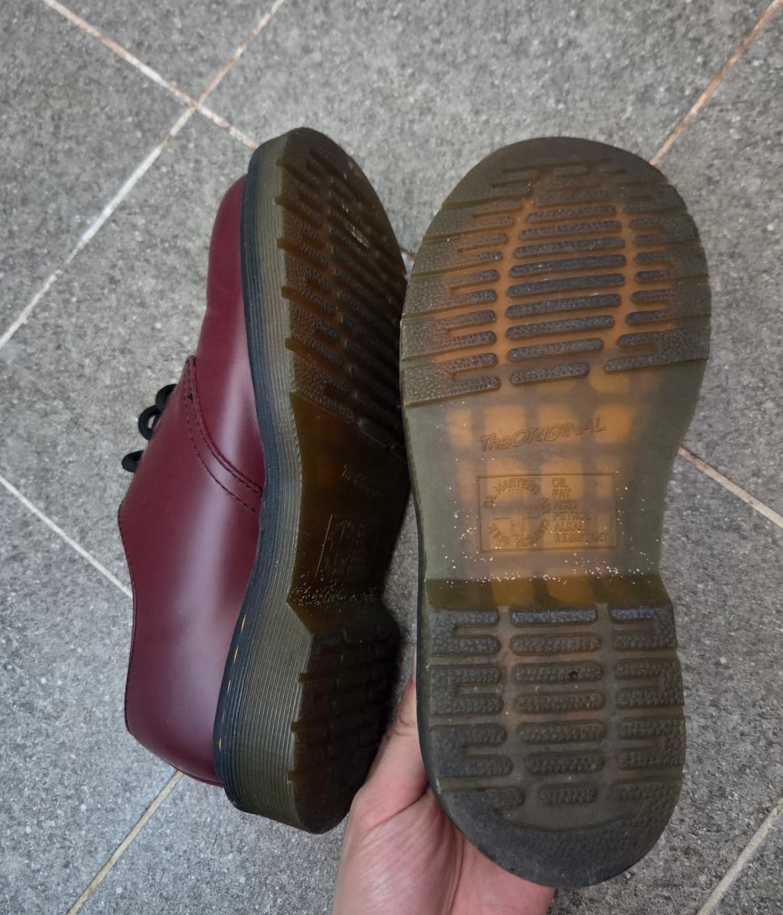 UK3 220 닥터마틴 3홀 1461 스무스 체리레드 상품이미지3