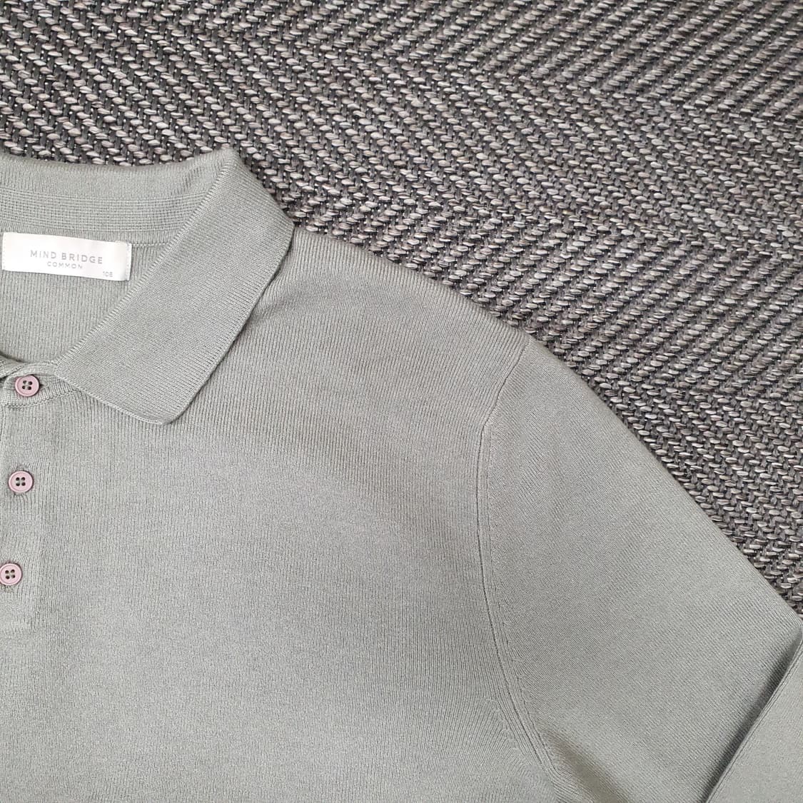 마인드브릿지 긴소매 니트 카라티 남자105 상품이미지3