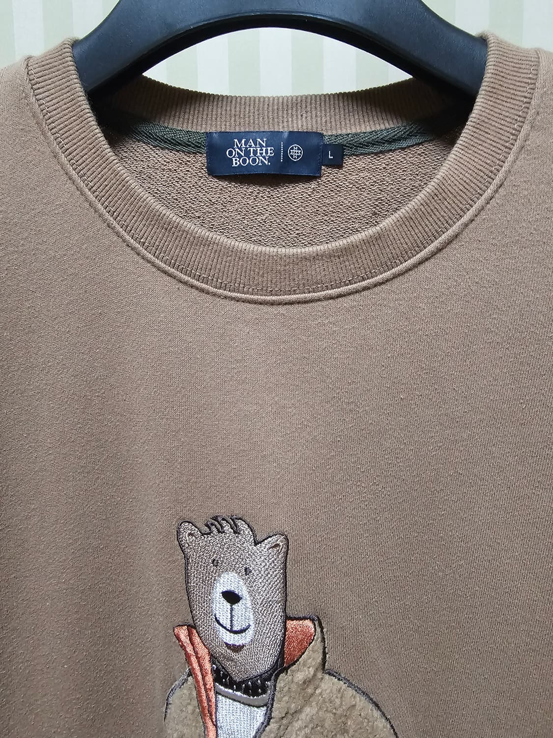 맨온더분 맨투맨 코튼 L 상품이미지3