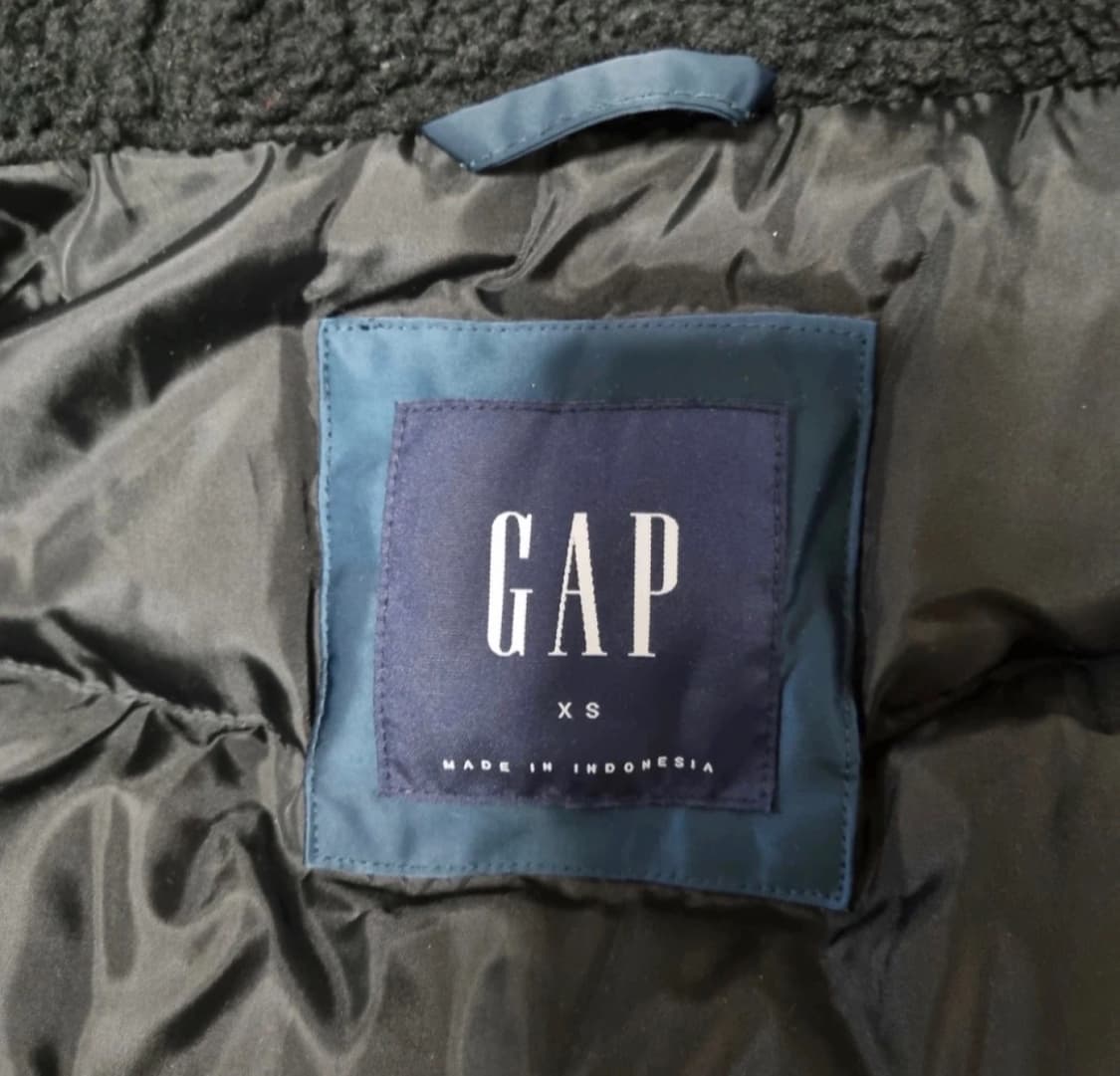 GAP 다운 점퍼 XS 네이비 상품이미지4
