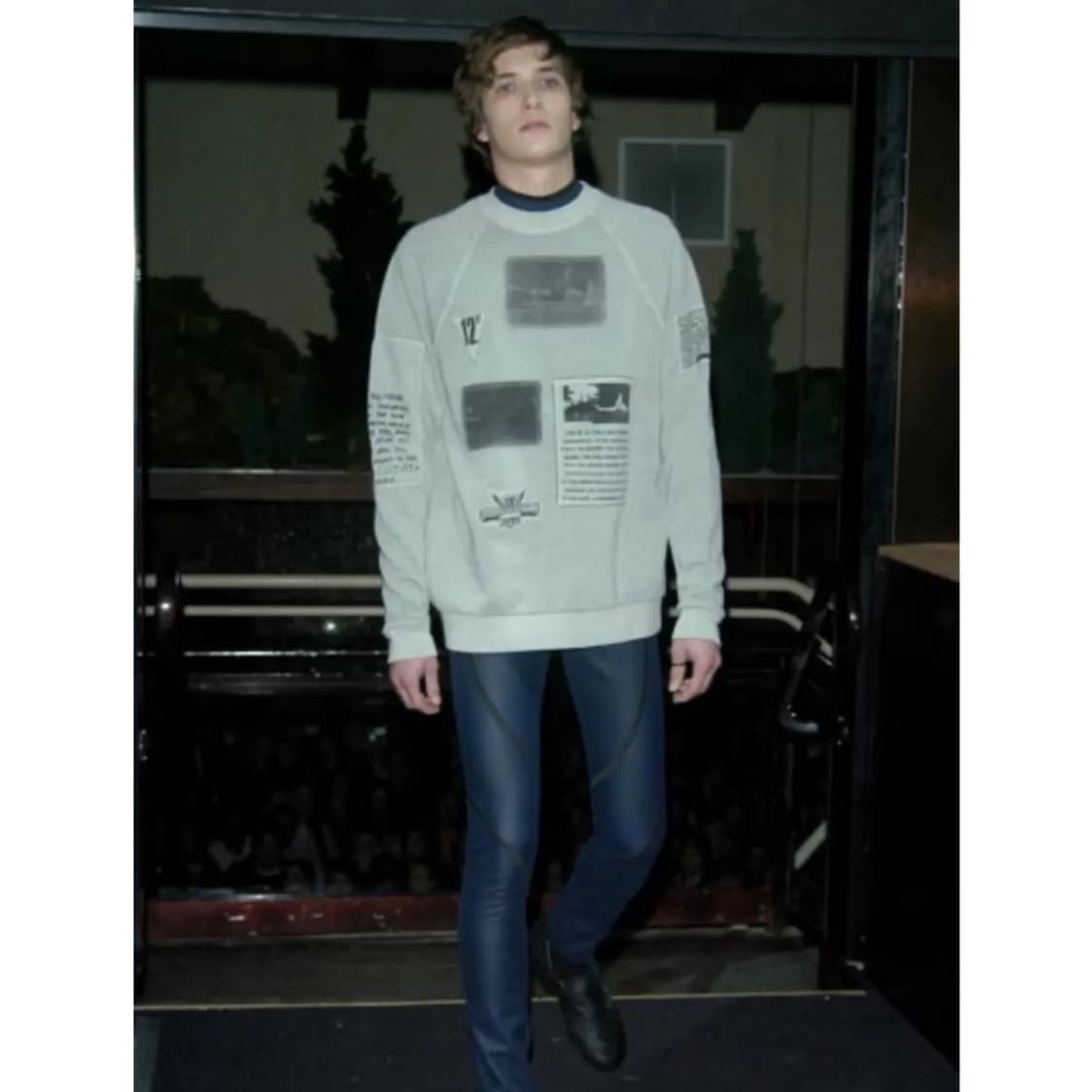 [50] 라프시몬스 AW 2004 Waves 크루넥 상품이미지3