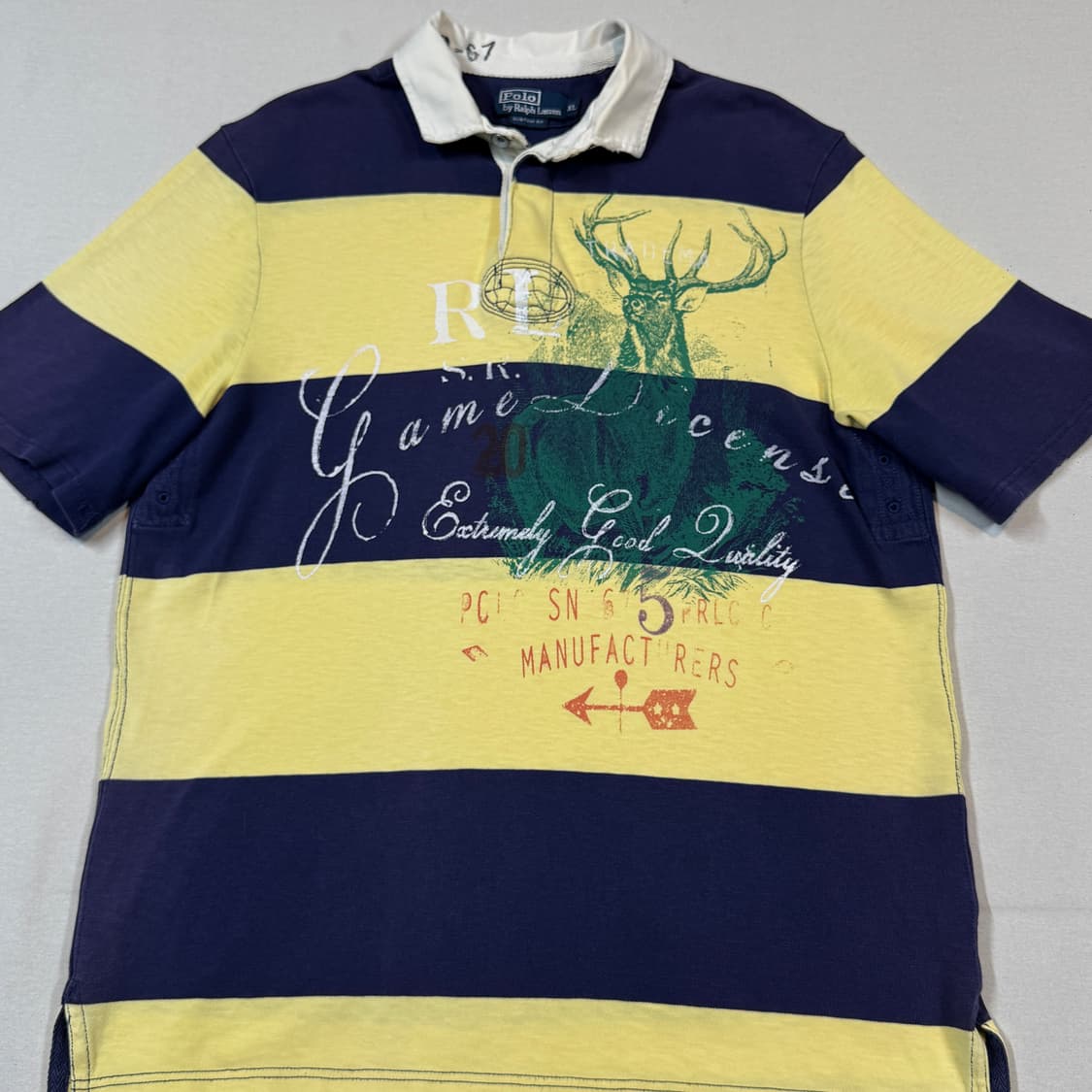 XL) 폴로 랄프로렌 럭비티 반팔 카라티 상품이미지2
