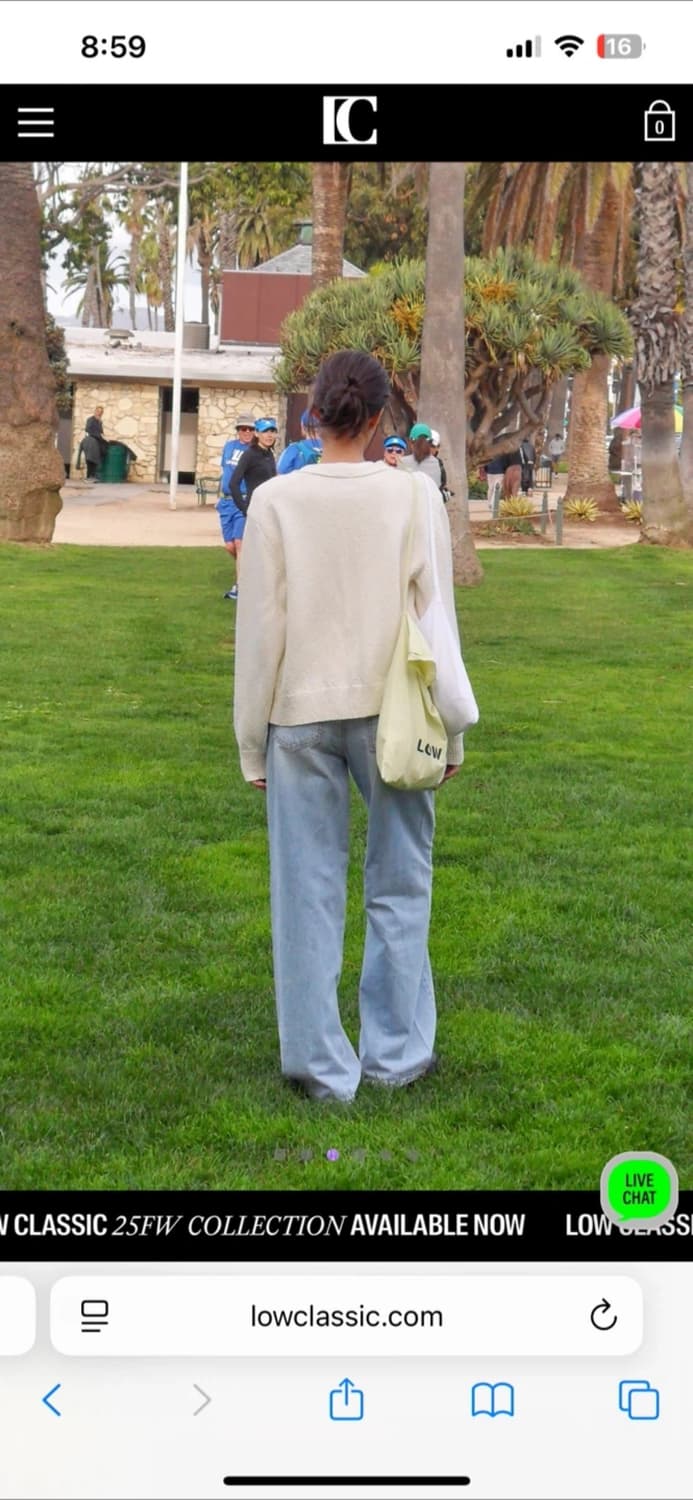 🏷️ 로우클래식 업사이클링 에코백 새상품 / 옐로우 상품이미지2