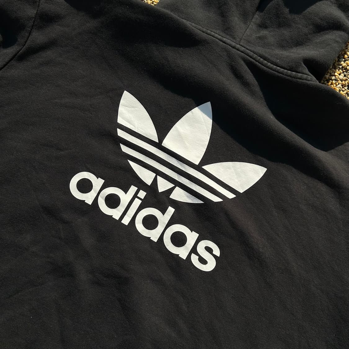 아디다스 블랙 로고 후드집업 상품이미지7