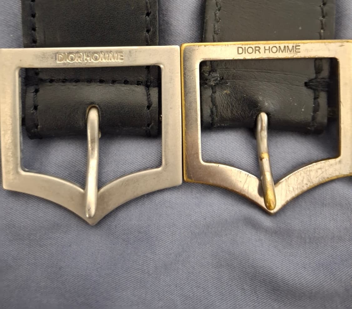 [87] 디올 옴므 은장 무광 D벨트 상품이미지10