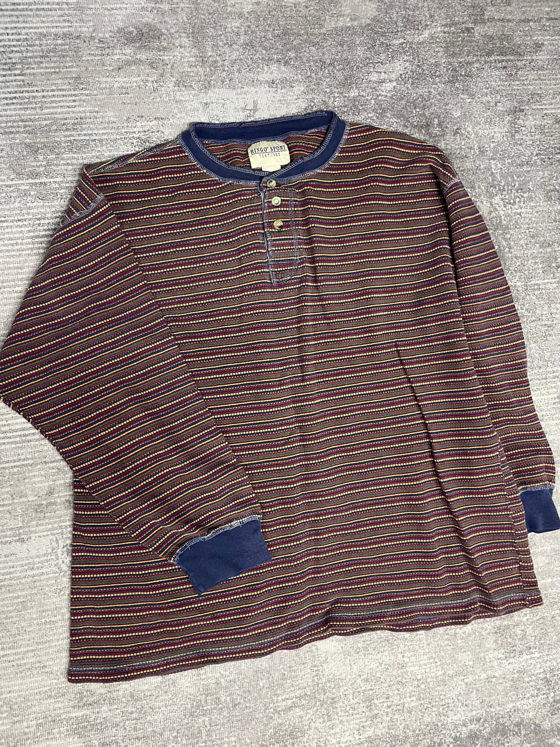 Vintage 와플 헨리넥 상품이미지10