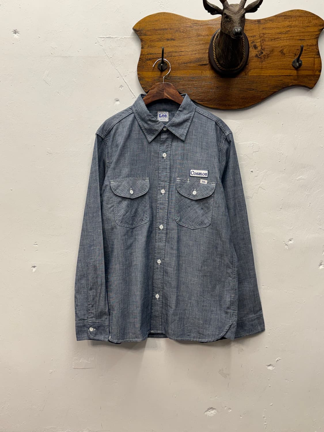 LEE Sanforized Work Wear Chambray Shirt 상품이미지1