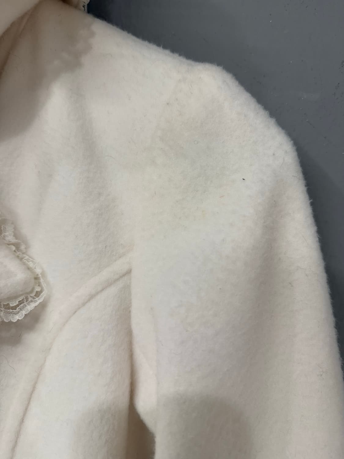 트랄라라 tralala 히메갸루 화이트 퍼 벨트 코트 상품이미지5