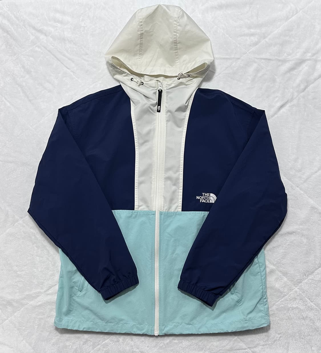 노스페이스 컬러블록 바람막이 자켓 상품이미지1