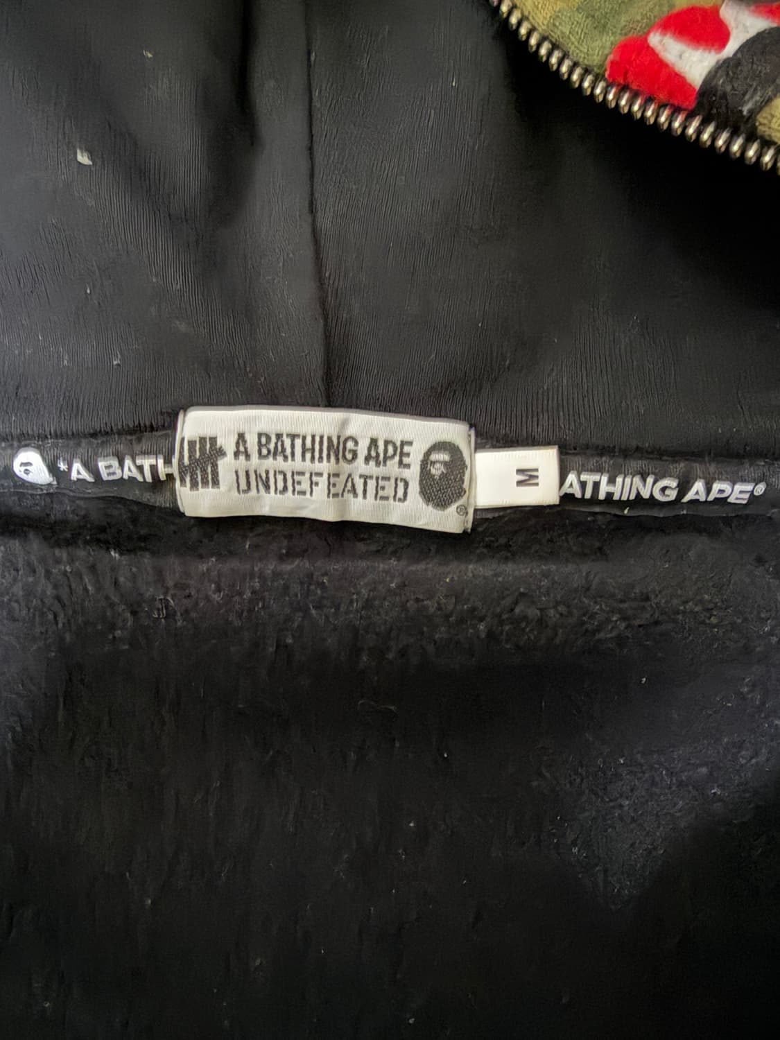 베이프 UNDEFEATED 콜라보 샤크후드 상품이미지4