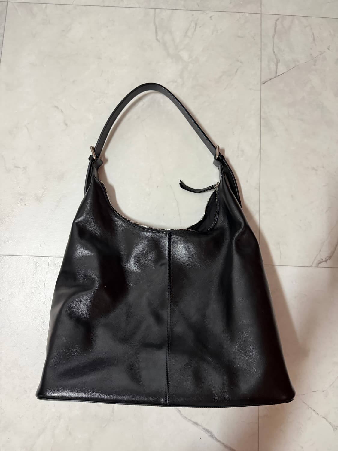 토니웩 풀그레인레더 숄더백 라지 상품이미지3