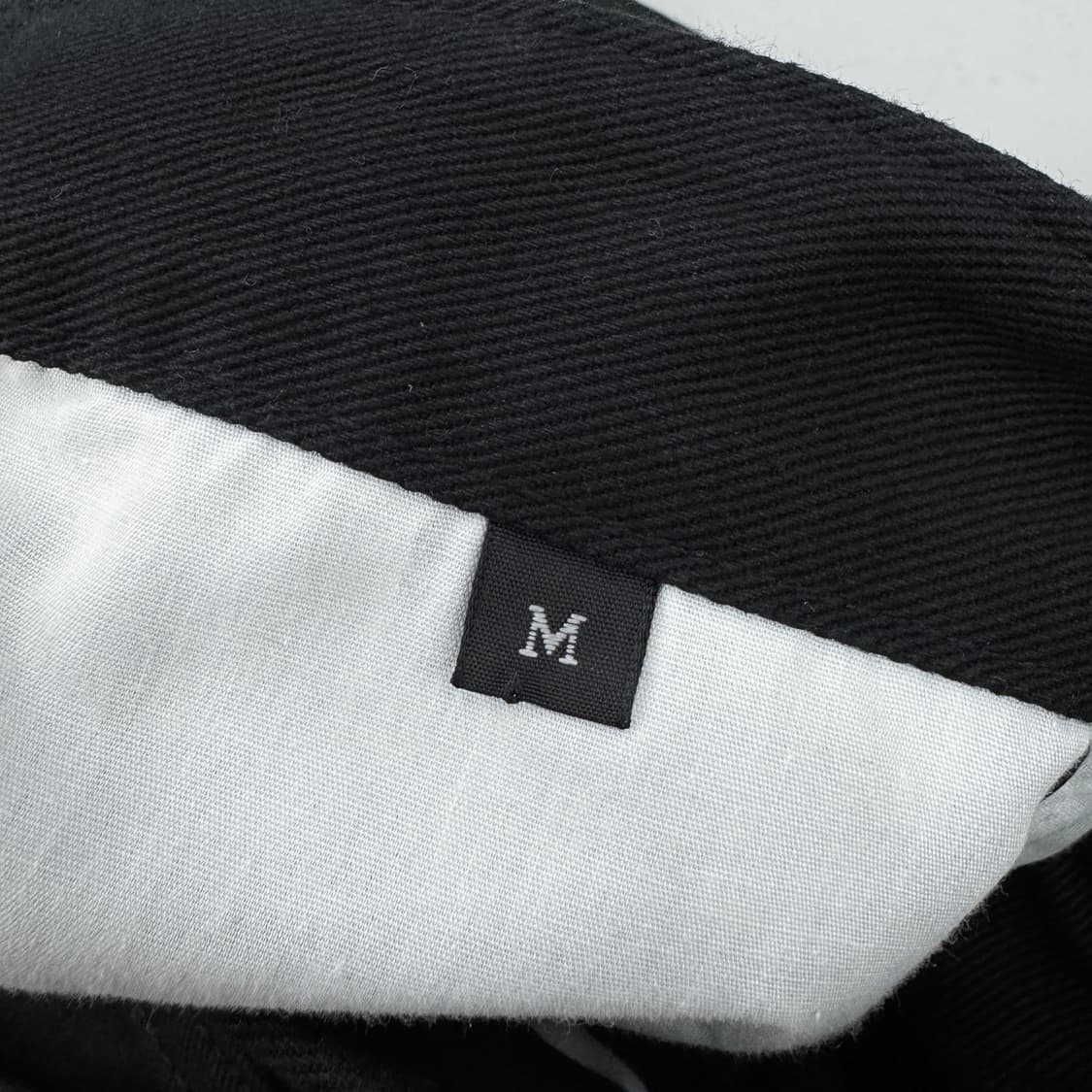 떠그클럽 초판 와이드 코튼 팬츠 블랙 상품이미지7