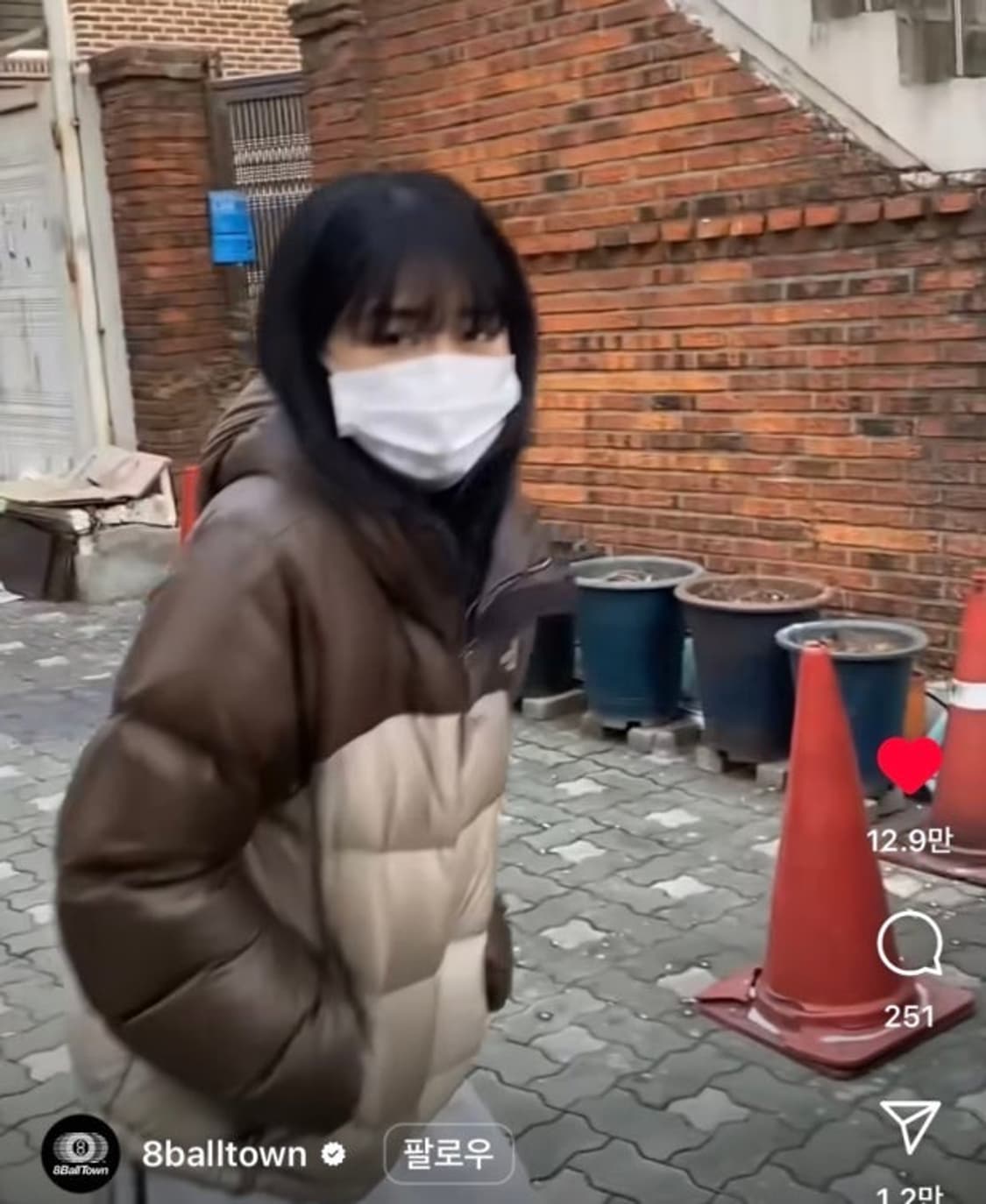 [L]노스페이스 아콘카구아 패딩 브라운  상품이미지1