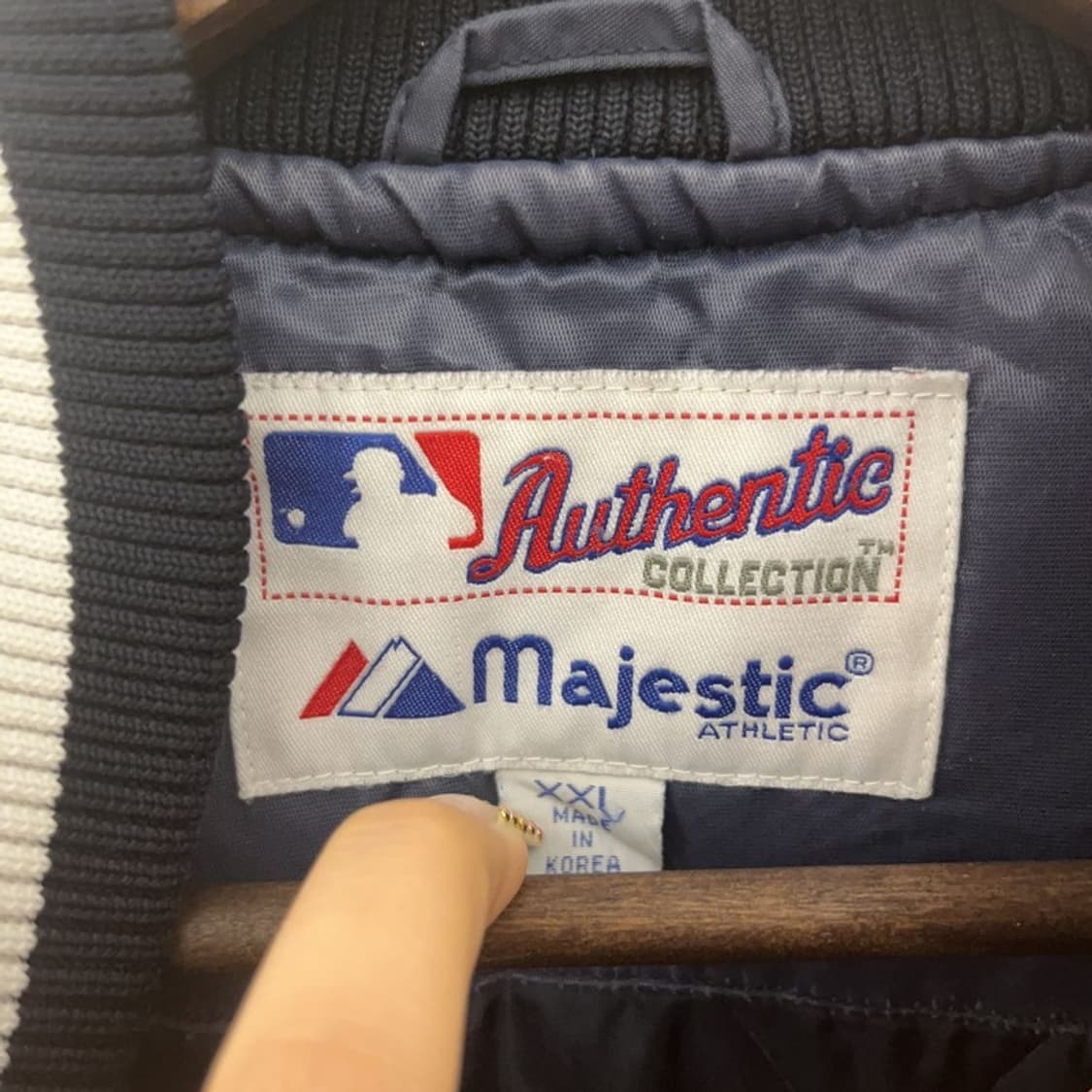 마제스틱 스트릿 빈티지 양키스 바시티 자켓 XXL C09424 상품이미지5