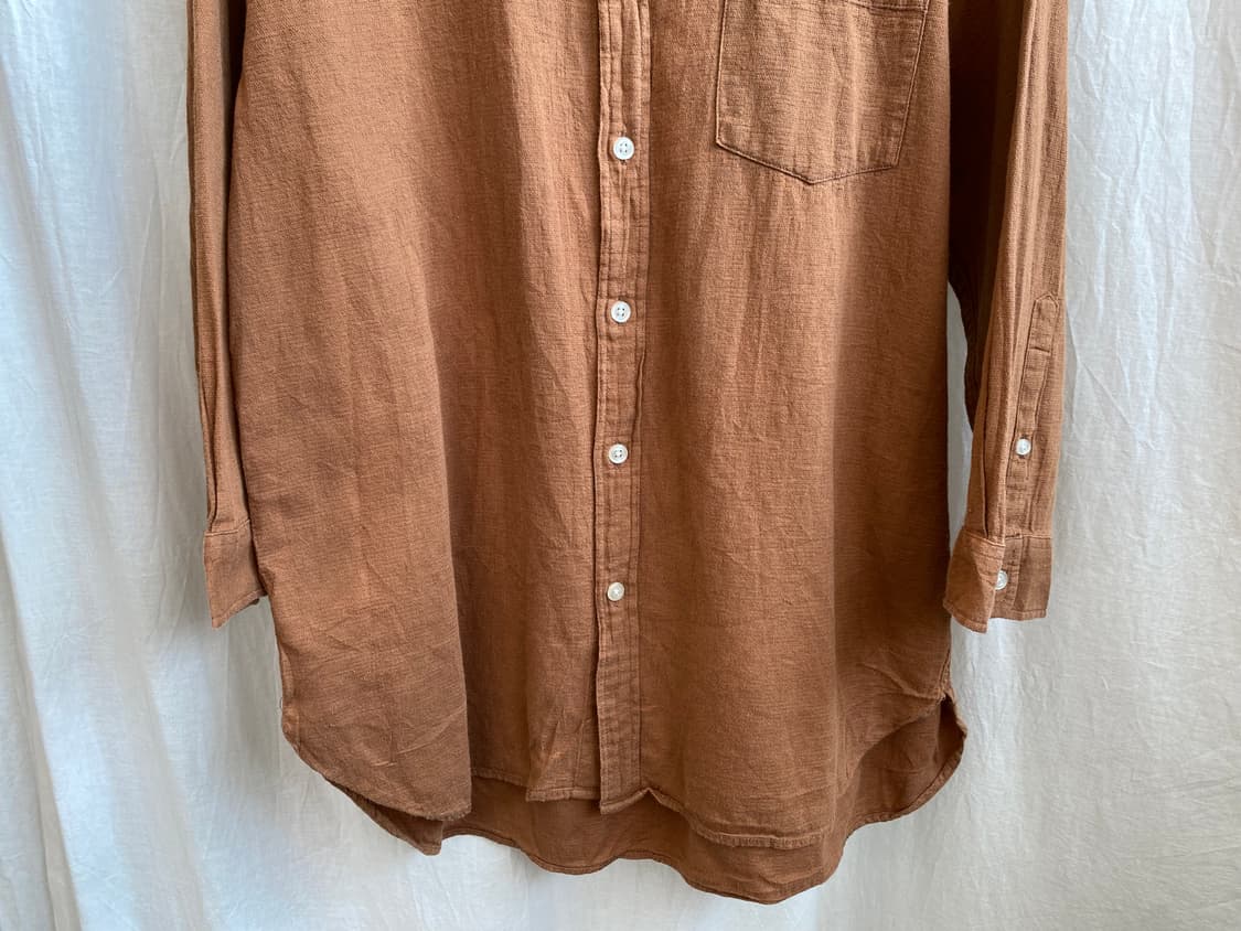 RAGEBLUE 면린넨혼방 셔츠(L) 상품이미지5