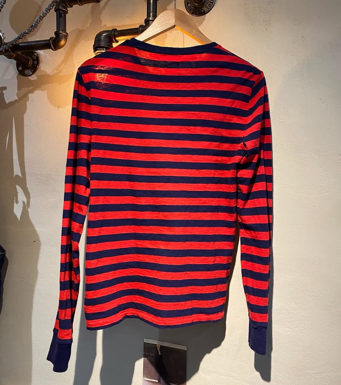 폴로 레드네이비 스트라이프 티  상품이미지3